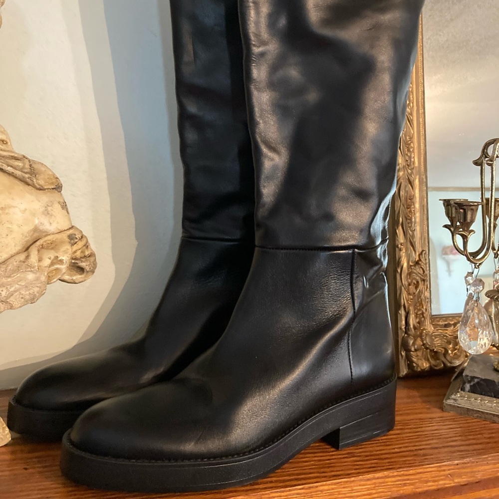 Black Zara boots size 40. New without tags.